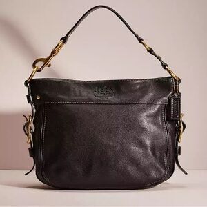 Coach Black Leather Shoulder Bag